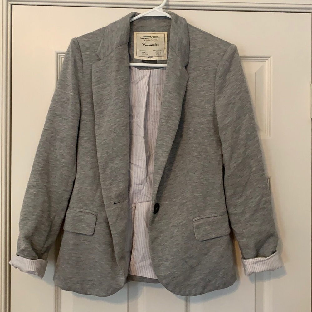 Cartonnier, small, gray blazer